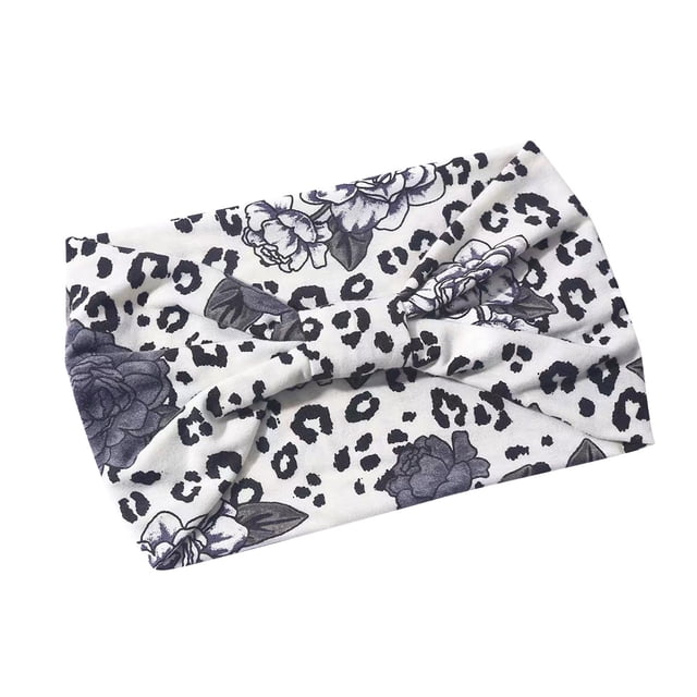 Fiudx Diademas Elegantes, Turbante de Poliéster Suave, Bandas Elásticas, Accesorios Deportivos Antideslizantes, Moda Deportiva, Regalo Elegante para Mujer, Diseño Ligero.