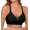 Black, variant on SHARICCA Womens Wireless Bra Push Up Breathable Cooling Bras