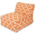thumbnail image 2 of Majestic Home Goods Decorative Peach Trellis Bean Bag Chair Lounger, 2 of 5