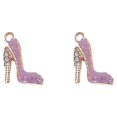thumbnail image 1 of Guardurnaity 10 Uds pendientes colgantes tacones altos forma sólida apariencia única hallazgos DIY collar accesorio para mujeres niñas Type10 NO10, 1 of 6
