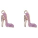 thumbnail image 5 of Pendientes colgantes Jumpingount 10 Uds. de tacones altos rosa púrpura blanco negro, 5 of 6