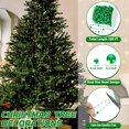 thumbnail image 3 of 98.4 Feet Christmas Tree Beads Garland Decoration, NOGIS Artificial Plastic Reflective Pearls Strands String Chain Beaded Roll (Green), 3 of 7