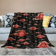 thumbnail image 2 of JEUXUS Cartoon Cloud Throw Blanket Reversible Flannel for Couch Travel Blanket Fluffy Checkered Blanket Soft Office Air Conditioning Double Sided Blanket Kids, 2 of 6