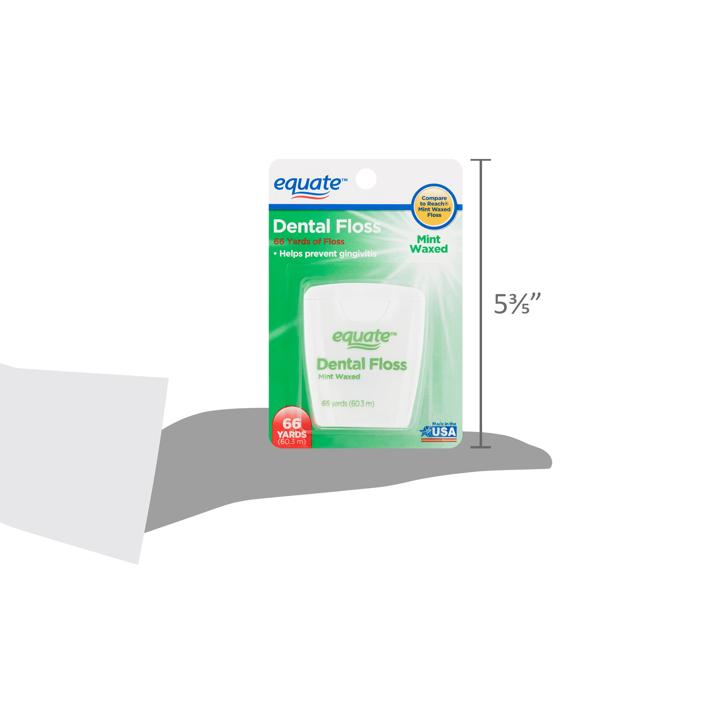 Equate Mint Waxed Dental Floss