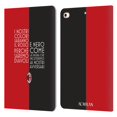 thumbnail image 1 of Head Case Designs Officially Licensed AC Milan Adults Text Leather Book Wallet Case Cover Compatible With Apple iPad mini (2019), 1 of 6