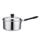 thumbnail image 1 of Cacerola antiadherente con tapa, olla de cocina de metal con mango largo, olla para leche, olla para cocinar 16cm, 1 of 9