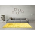 thumbnail image 3 of Ahgly Company Machine Washable Indoor Rectangle Persian Yellow Traditional Area Rugs, 2' x 4', 3 of 4