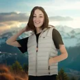 thumbnail image 2 of Chaleco Acolchado Impermeable HikePath para Mujer Beige Talla Extra Grande, 2 of 5