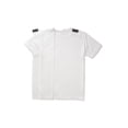 thumbnail image 3 of T-Shirt Blanc à Col Rond à Dos Ouvert Adaptatif pour Hommes, 3 of 6