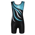 thumbnail image 2 of Qarigey Niñas Ballet Danza Gimnasia Leotardos Tank Boy Shorts 5-6 Años conjuntos de ropa Azul 9-10 años, 2 of 5