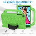 thumbnail image 3 of Samsung Galaxy Tab A 10.1 2019 Case for Kids, Dteck Light Weight Handle Stand Shockproof Protective EVA Case for Samsung Galaxy Tab A 10.1 Inch SM-T510 / T515,Green, 3 of 6