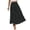 Black maxi skirt, variant on YanHoo Skirts for Women Maxi Length Drawstring Waist Long Skirts with Pocket Plus Size Casual Ankle Length Long Skirts
