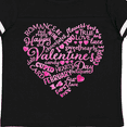 thumbnail image 4 of Inktastic Valentine words in pink Boys or Girls Toddler T-Shirt, 4 of 5