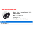 thumbnail image 2 of Blower Motor - Compatible with 1999 - 2003 Acura TL 2000 2001 2002, 2 of 2