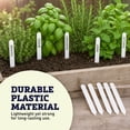 thumbnail image 3 of Harris Seeds Plastic Plant Labels, 8 x 5/8 Inch Weatherproof Garden Markers, White, 250 Count, 3 of 7