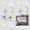 thumbnail image 2 of Confetti Airplane in Gold & Silver - Half Pound (8 oz) - CCL9400, 2 of 8
