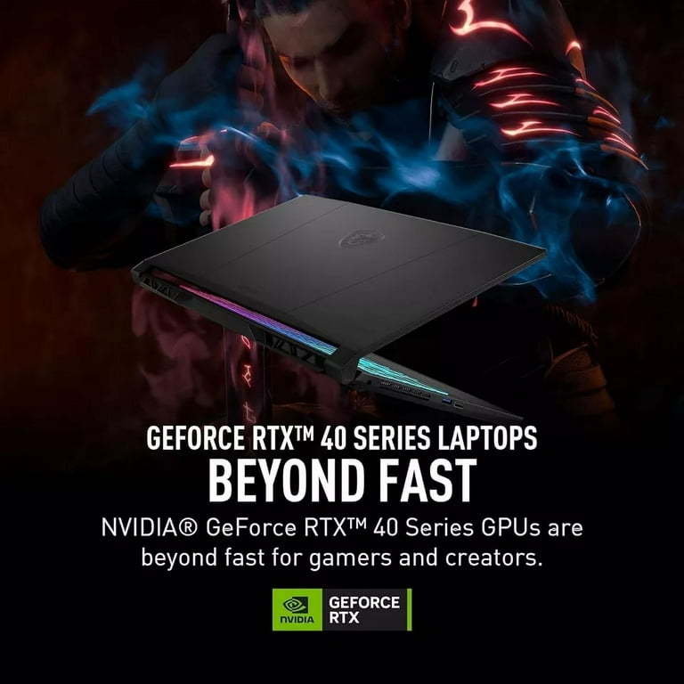 MSI Katana A15 AI 15.6” 144Hz FHD Gaming Laptop: Ryzen 7-8845HS