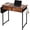 Brown, variant on NBBNHH Small Home Office Computer Desk with Fabric Drawers, 31.5"/47.24" Width Compact Writing Desk for Small Spaces, White/Brown Modern Workstation