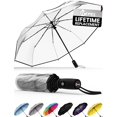 thumbnail image 1 of Paraguas Repelente, resistente al viento, para viajes, lluvia, impermeable, compacto, 1 of 9