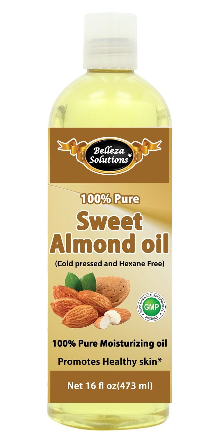 Belleza Solutions Sweet Almond Oil 16 OZ - Walmart.com ...