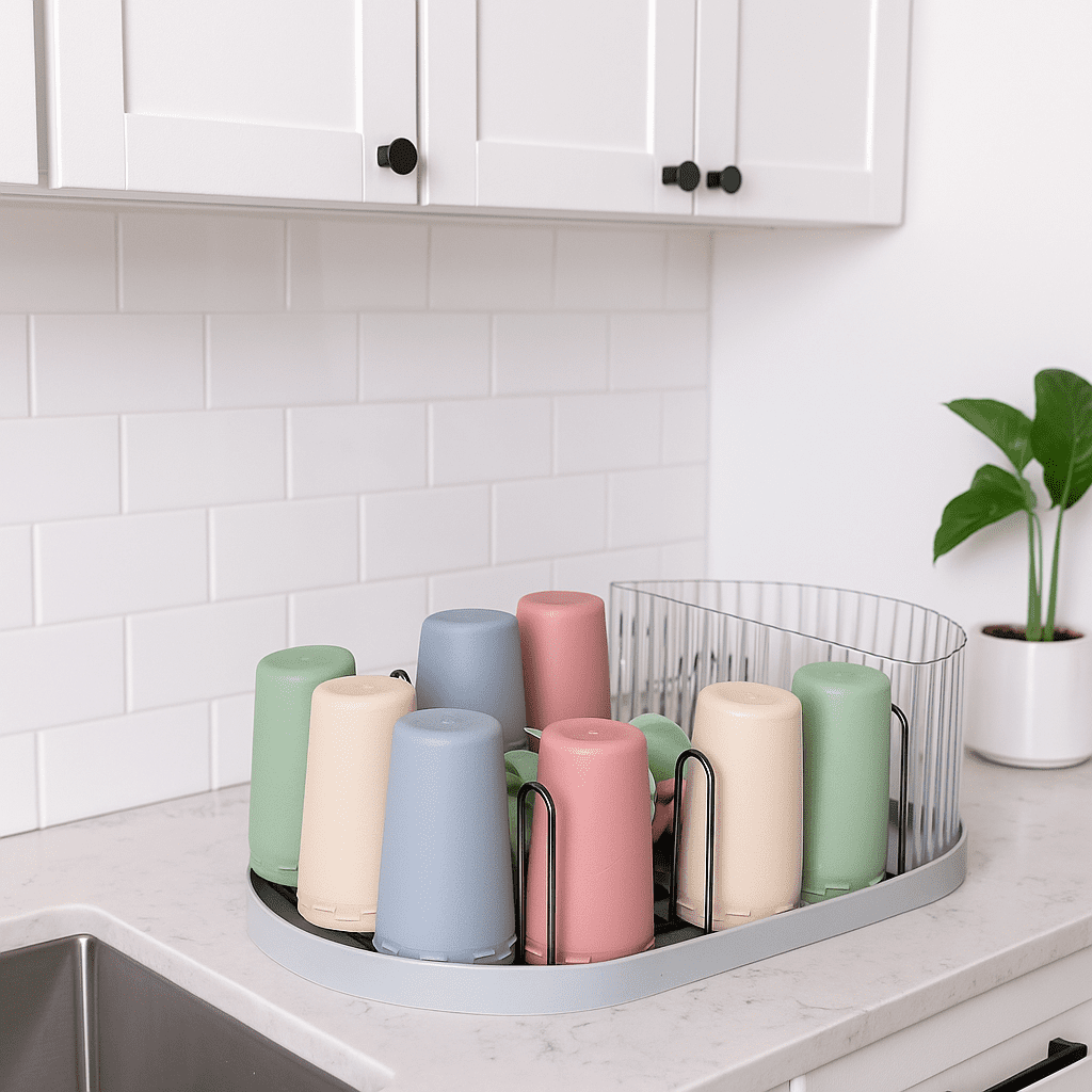 Winnie & Lu Airess Drying Rack - Baby Bottle Drying Rack & Kitchen Organizer
