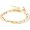 gold, variant on Delicate layered lightning bolt symbol bracelet Simple Fashion minimalism Bangle Glamorous jewelry gifts for Women