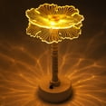 thumbnail image 4 of LED Night Light Acrylic Gift Ambient Light, Table Lamp Bedroom Bedside Decor Light, Warm Yellow Flower Shaped Desk Lamp Mini Portable Nightstand Lamp, 4 of 8