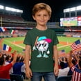 thumbnail image 1 of T-shirts pour Filles Col Rond T-Shirt Graphique T-Shirt Garçons Chemises Chemises pour Filles 12-13 Ans, 1 of 3
