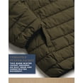 thumbnail image 5 of Bass Creek Outfitters Mens Puffer Jacket - Midweight Quilted Hooded Winter Coat Mens Outdoor Jacket, 5 of 7