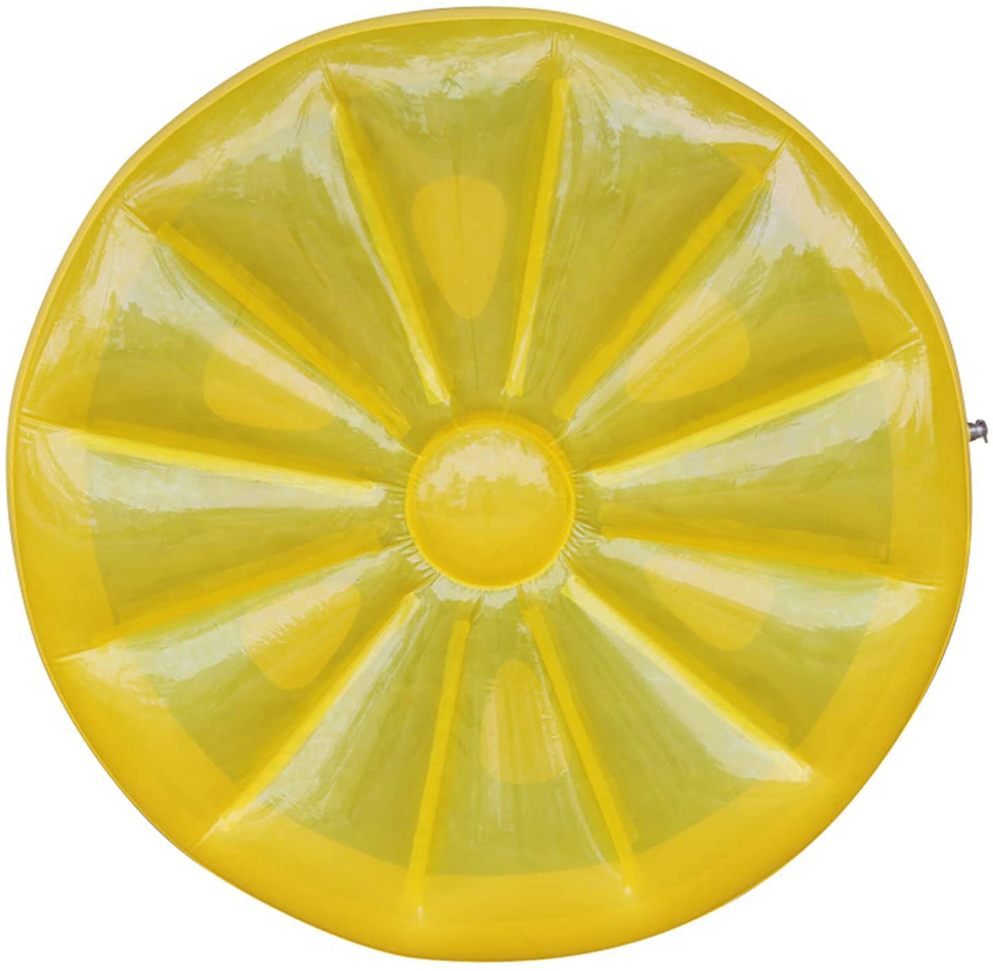 Inflatable Lemon Slices Big Floating Island, Pool Float, Giant Size