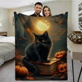 70X100cm Printed Blanket Night Flannel Blanket Autumn Warm Blanket