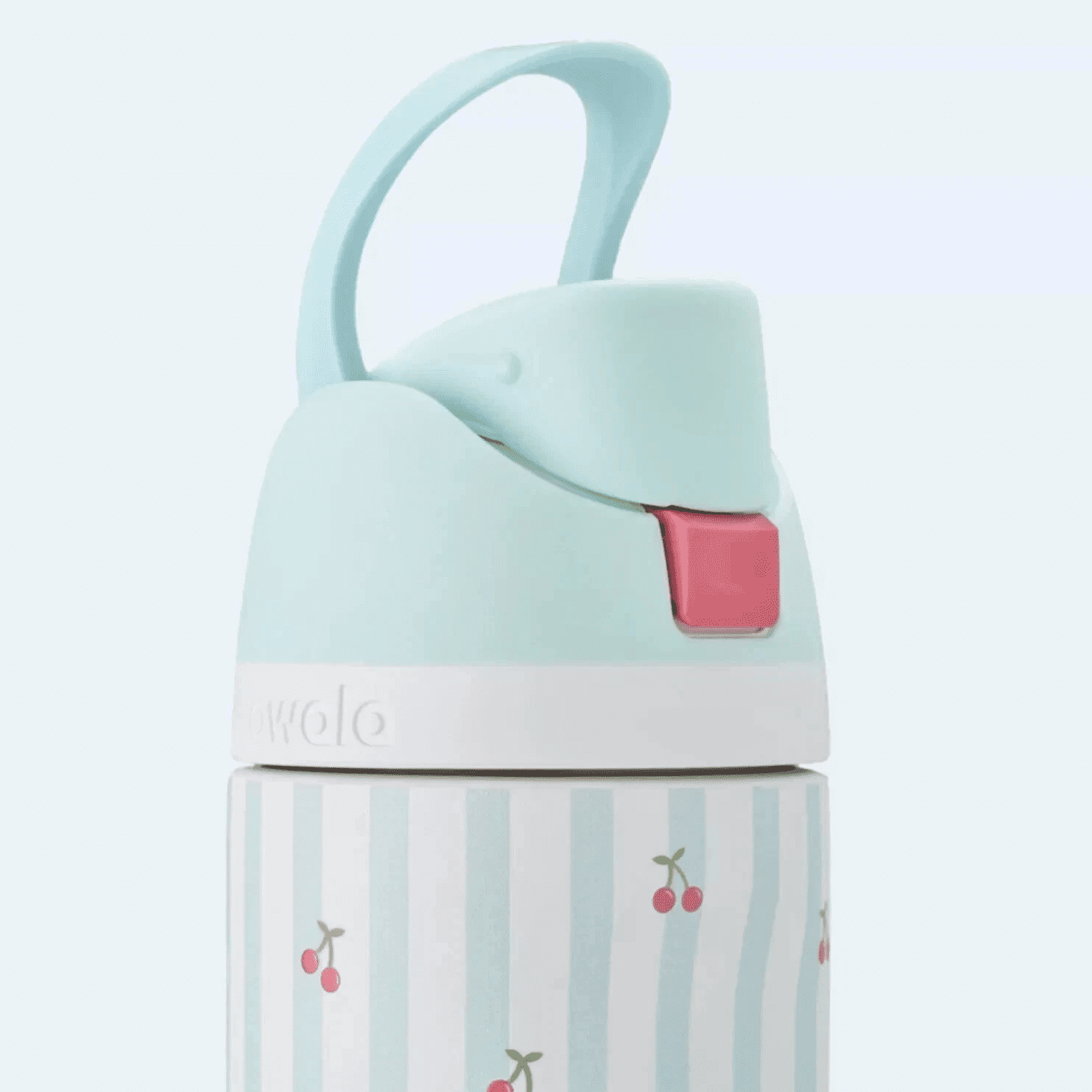 Owala FreeSip Insulated Stainless Steel Water Bottle with Straw 24oz Blue cherry