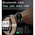 thumbnail image 2 of Reloj inteligente para hombre, con control de la presión arterial, fitness, deporte, reloj inteligente para mujer, para iPhone, Xiaomi GTS3, GTS 3, dorado, 2 of 5