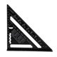thumbnail image 1 of Escuadra de carpintero de 180 mm, regla de aluminio, escuadra de carpintero triangular engrosada de 45 a 90 grados, herramienta de medición de alta precisión, para carpintero, techo, 1 of 5