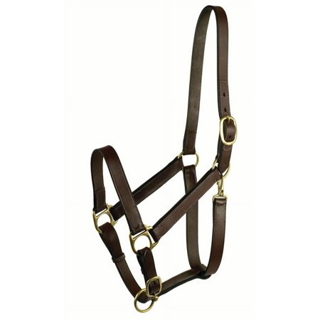 UPC: 0840875000503 | Gatsby Leather Company-Leather Halter- Havanna Brown Yearling