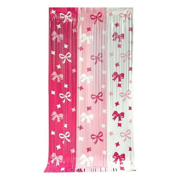 YiJuHui 1pcs Rainbow Beaded Door Curtain - Decorative Room Divider with Crystal-Like Strands, Elegant Privacy Screen for Doorways & Party Backdrop, Flexible Plastic Hanging Decor for Living Spaces