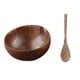 thumbnail image 3 of Juego de vajilla de madera de coco, cuenco de coco natural, 3 of 5