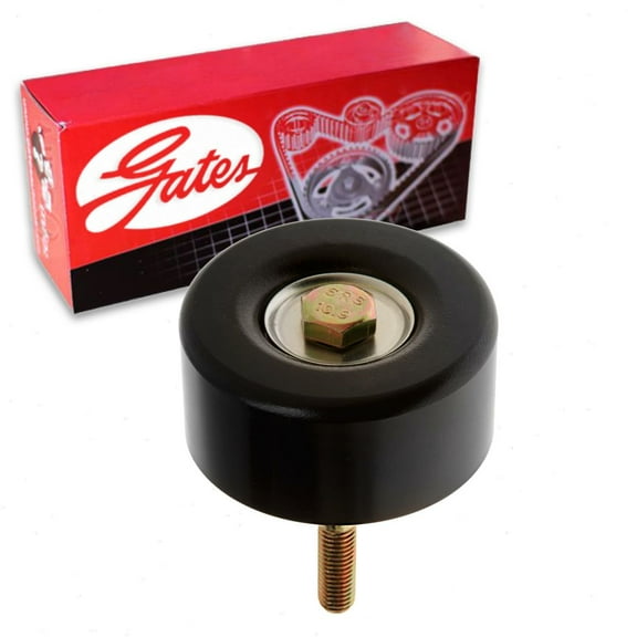 Gates Lower DriveAlign Drive Belt Idler Pulley compatible with Nissan Murano 3.5L V6 2009-2014