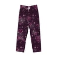 thumbnail image 4 of Xecao Snowflakes and Hearts Men's Straight Lounge Pajama Pants: The Ultimate in Comfortable Sleepwear, 4 of 9