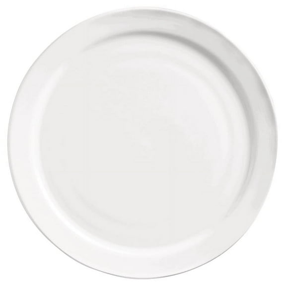 World Tableware 840-420N-12 Porcelana 7.25 Narrow Rim Plate - 36 / CS"