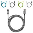 thumbnail image 2 of USB Type-C Cable 2A Aluminum Alloy Fast Charging Data Cable Nylon Braided Compatible For Ios Android Phones Tablets, 2 of 8