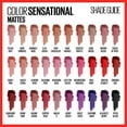 thumbnail image 3 of Maybelline Color Sensational The Mattes, Matte Finish Lipstick Makeup, Daringly Nude, 0.15 oz., 3 of 3