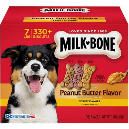 Milk-Bone Peanut Butter Flavor Dog Treats Variety Pack - Small/Medium - 7 lb.