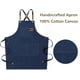 thumbnail image 4 of Delantal de lona Apron AFUN Chef para hombre y mujer, color azul oscuro, 4 of 6