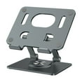 thumbnail image 1 of Foldable Adjustable Laptop Holder 360° Rotation Tablet Holder Al-Alloy Stable Compatible with Tablet,1 x Tablet bracket,Gray, 1 of 7