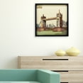 thumbnail image 5 of Empire Art Direct London Bridge Dimensional Collage Framed Graphic Art Under Glass Wall Art, 25" x 25" x 1.4", Ready to Hang, 5 of 9