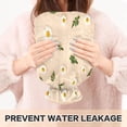 thumbnail image 5 of 2L Hot Water Bottle with Soft Velvet Cover PVC Hot Water Bag for Pain Relief Long-Lasting Warmth White Daisy Pattern, 5 of 8
