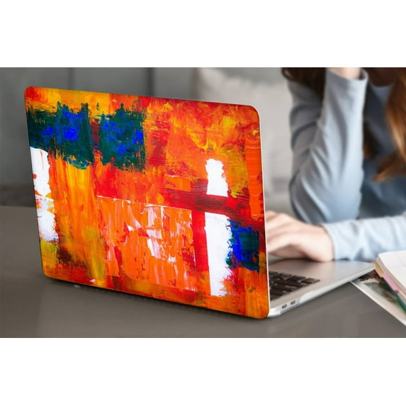 KSK KAISHEK Plastic Hard Case Shell Cover Compatible 2022.0 Release MacBook Air 13.6" Retina Display Touch ID + Black Keyboard Cover Model: A2681 Painting A 0001