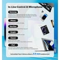 thumbnail image 6 of Wired Earbuds USB C for Samsung Galaxy S24 S23 S25 Ultra S22 A55 A56 A16 for iPhone 17 16 Pro Max 15 Plus iPad 10 Pro Earphones Wired in-Ear with Microphone Volume Control Stereo USB C Earbuds, 6 of 16
