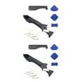thumbnail image 3 of Speravity Kit de herramientas de calafateo Herramientas Sellador de silicona Acabado Herramienta hecha a mano Raspador de lechada Juego de removedor de Type1 NO1 Speravity CBP084295, 3 of 6